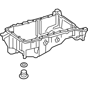 Infiniti 11110-2V70B Oil Pan Assembly