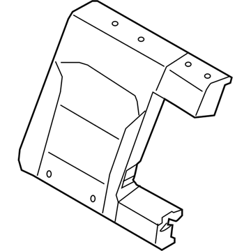 Hyundai 89460-F2060-XFN Rear Right-Hand Seat Back Covering