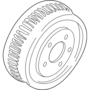 Ford YF1Z-1V126-B Hub & Drum