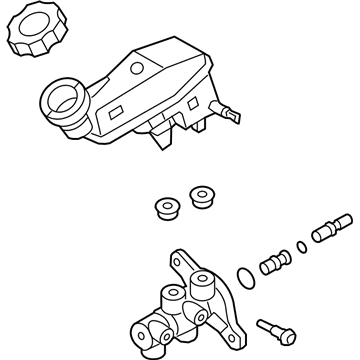 Kia 585101W200 Cylinder Assembly-Brake