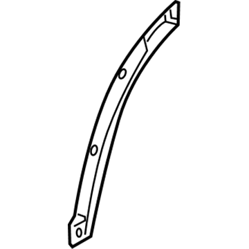 Acura 72985-TX4-A01 Seal, Left Rear Door Wheel Arch