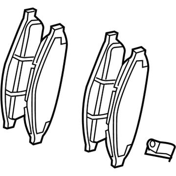 Mopar 68260870AD PAD KIT-FRONT DISC BRAKE