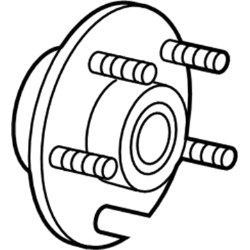 Mopar 68184748AC Wheel Hub And Bearing