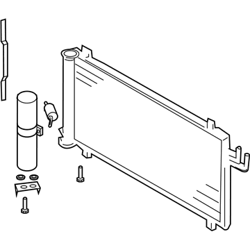 Infiniti 92100-AL570 Condenser & Liquid Tank Assy