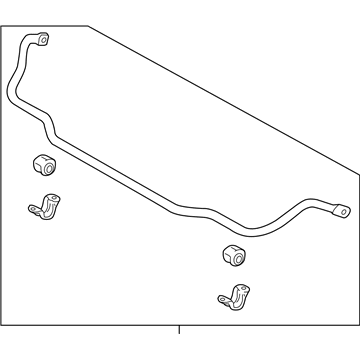 Kia 54810J5000 Bar Assembly-Front Stabilizer