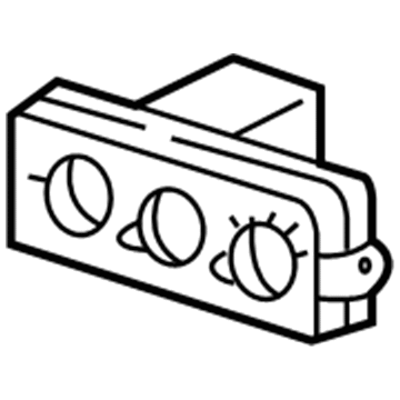 GM 10448412 Heater Control Assembly