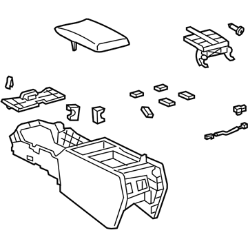 Lexus 58810-50210-B6 Box Assembly, Console