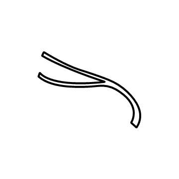 BMW 54-10-8-495-834 DRIVE CABLE, ROLLER BLIND FR