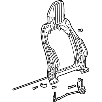 GM 13598492 Frame Asm-Front Seat Back