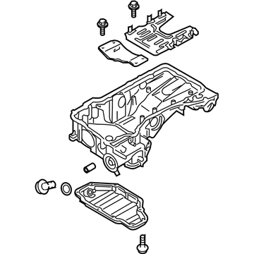 Infiniti 11110-1CA1A Oil Pan Assembly