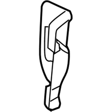 Nissan 76037-7S200 Cover-Hinge Lower, LH