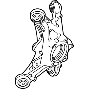 BMW 33-33-6-858-232 Wheel Carrier, Rear Right