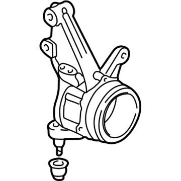 Honda 51210-S9A-982 Knuckle, Right Front (Abs)