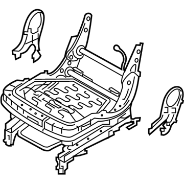 Kia 89600C6010 Mech & Recl Assembly, RH