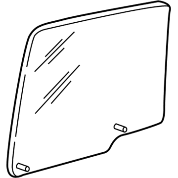 Ford F75Z-7825712-AA Door Glass