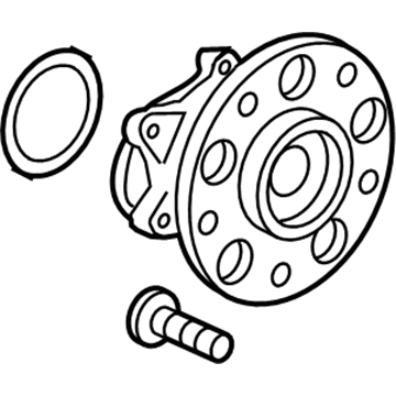 Honda 42200-TR0-A01 Bearing Assembly, Rear Hub Unit