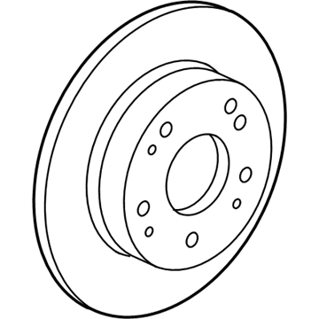 Acura 42510-TR3-A01 Disk, Rear Brake