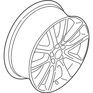 Ford DP5Z-1007-D Wheel, Alloy