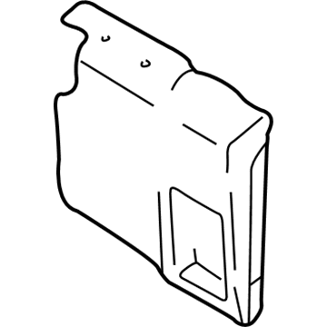 Hyundai 89460-2D110-CGU Rear Right-Hand Seat Back Covering