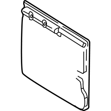 Hyundai 89401-2D150 Frame Assembly-Rear Seat Back, RH