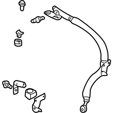 Infiniti 49720-2Y90A Power Steering Pressure Hose Assembly
