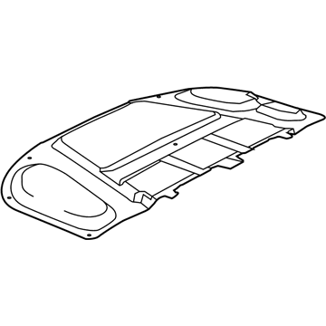 Mopar 68265872AA SILENCER-Hood