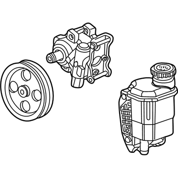 Mopar 55398769AB Power Steering Pump With Pulley