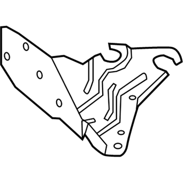 Nissan 64860-1KM0H Bracket Battery