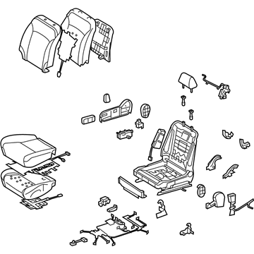 Lexus 71100-53A32-C3 Seat Assy, Front RH