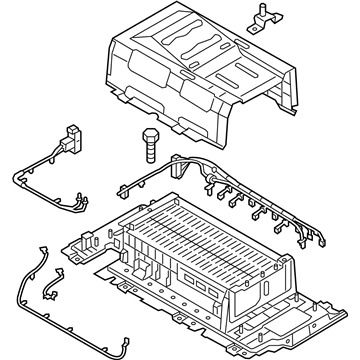 Hyundai 37511-4R202 Battery Module & Safety Plug A