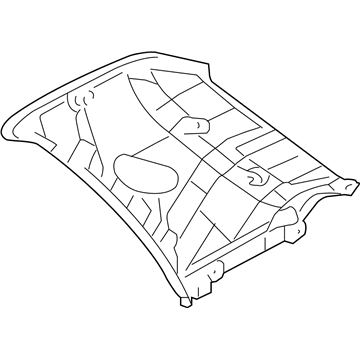 Kia 858601F000LX Trim Assembly-'C' Pillar