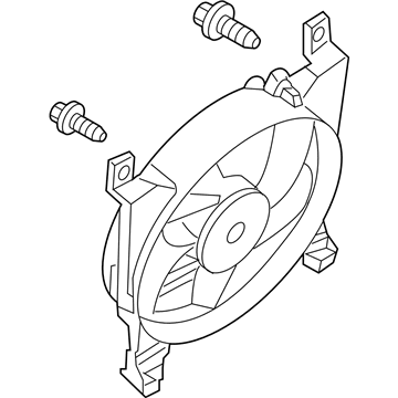 Nissan 92120-9GA0A Fan And Motor Assembly CONDENSOR