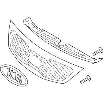 Kia 863501U500 Radiator Grille Assembly