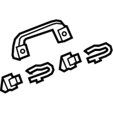 Acura 83240-SNA-A01YE Grab Rail Assembly (Light Jewel Gray)