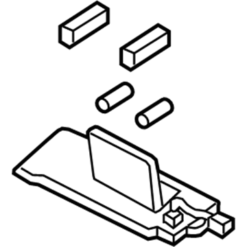 Acura 83230-SZN-A02ZA Sunvisor Assembly, Passenger Side (Gray)