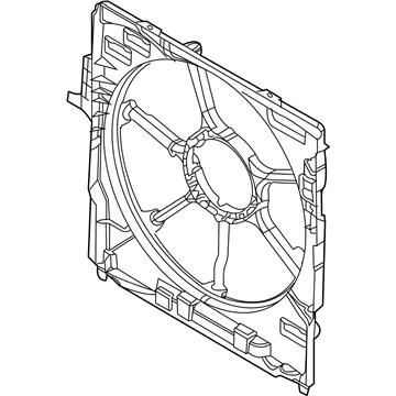 BMW 17-42-7-598-737 Fan Shroud