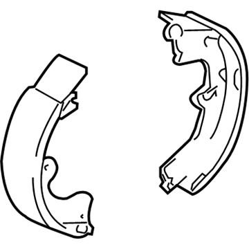 Toyota 04495-63011 Brake Shoes