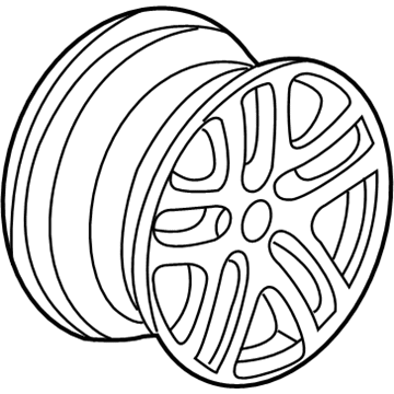 Honda 42700-SDP-A01 Disk, Aluminum Wheel (17X7Jj) (Hitachi)