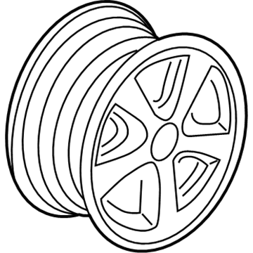Honda 42700-SDA-J02 Disk, Aluminum Wheel (16X6 1/2Jj) (Hitachi)