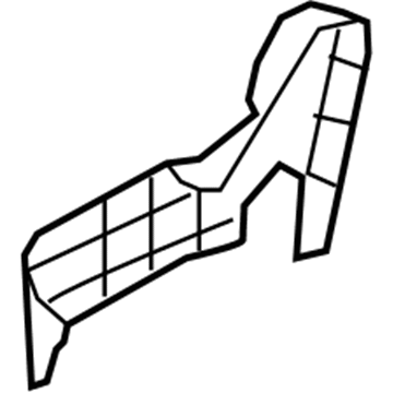Nissan 87381-JM00A Finisher-Cushion, Front Seat Inner LH