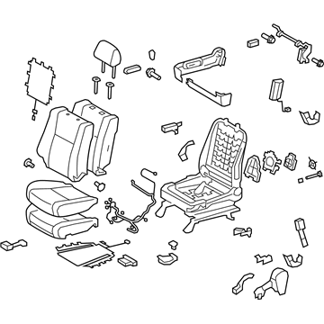 Toyota 71100-0CE01-B1 Seat Assembly