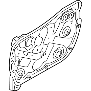 Hyundai 82471-2M000 Front Left-Hand Door Module Panel Assembly