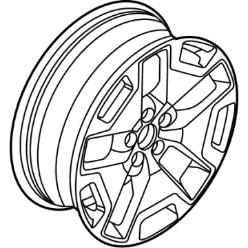 Ford M1PZ-1007-B WHEEL ASY