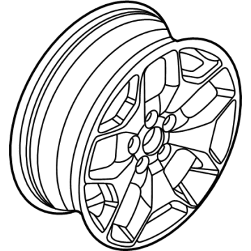 Ford M1PZ-1007-D WHEEL ASY