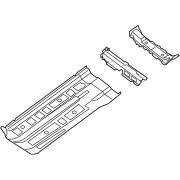 Nissan 74320-3TA0D Floor Front