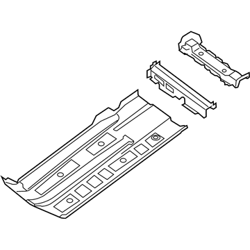 Nissan 74321-3TA0D Floor Front