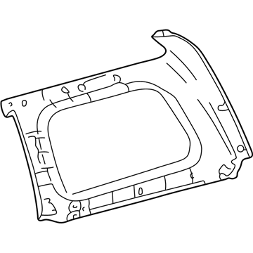 Toyota 62480-60280-A1 Upper Quarter Trim