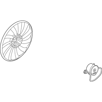 GM 84075446 Fan Motor