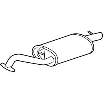 Toyota 17430-37280 Muffler & Pipe