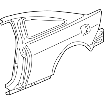 Honda 04646-SDN-A91ZZ Panel Set L, RR Outside